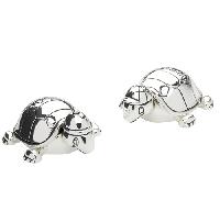 Silver plated turtles first tooth first curl - Tortues 1ère meche 1ère dent